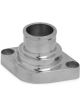 Weiand Water Neck Aluminium Chrome Straight Chevy Big/Small Block