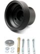 Weiand Pulley Supercharger Serpentine Aluminium Black 10-Groove 6 in.