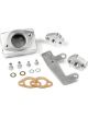 Weiand Water Neck Cast Aluminium Natural Remote Mount 392 Hemi