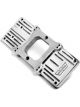 Weiand Manifold Top Plate Supercharger Aluminium Polished Single Carbure