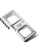 Weiand Manifold Top Plate Supercharger Aluminium Polished Dual Carbureto