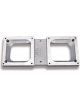 Weiand ADAPTER 1in. 2X4500 6 TO 1471-SATIN