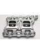 Weiand Intake Manifold Hi-Rise Aluminium Natural Dual Square Bore Chrysle