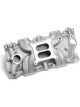 Weiand Intake Manifold Street Warrior Dual Plane Aluminium Natural Squ