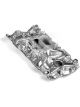 Weiand Intake Manifold Street Warrior Dual Plane Aluminium Polished Squa