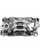 Weiand Intake Manifold Street Warrior Non-EGR Polished Square Bore Chevy