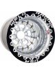 Weld Racing Wheel Drag 16x16 Polished V-Series 5x5 4in. BS Black