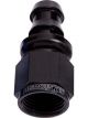 Aeroflow 400/510 Series Push Lock Straight Hose End -8AN Black