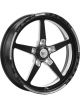 Weld Racing Alumastar Wheel Drag 17x3.5 Black Strange Spindle Backspace 1.75