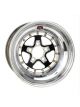 Weld Racing Wheel Racing Alumastar 15x9'' Black/Polished Alumasta
