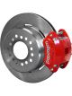Wilwood Rear Disc/Drum 12 Bolt Chevy 2.81 Offset D154 1Pc Rotor Red (14012211R)
