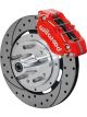 Wilwood Front Mustang 70-73 Dp-Db 12.19 Rotor Srp Red (14015406DR)