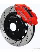 Wilwood Front Gto 2004-2006 Fnsl6R-Ds 14.00 Rotor Drilled Red W/Lin (14015408DR)