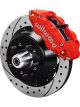 Wilwood Front Wwe Pro Spindle Fnsl6R-Ds 14.00 Rotor Drilled Red (14015410DR)