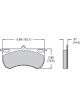 Wilwood Brake Pad 9115 Gnx4 Axle Set W/Pin/Clips (15015756K)