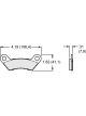 Wilwood Brake Pad 10008Sm Sc10 .185 Thk Axle Set (15015799K)