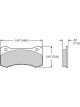 Wilwood Brake Pad6617-30W6Abp-30.670Axle Set (1509980K)