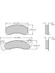 Wilwood Brake Pad D431A Polymatrix Axle Set (15A6205K)