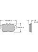Wilwood Brake Pad D627A Polymatrix Axle Set (15A8295K)