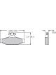 Wilwood Brake Pad D413 Polymatrix Axle Set (15B4412K)
