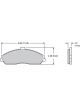 Wilwood Brake Pad D731E Vette Front Axle Set (15E7442K)