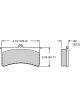 Wilwood Brake Pads PolyMatrix H Semi-metallic Billet Superlite Superl(15H8108K)