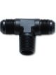 Vibrant Performance Tee Adapter Male -4 AN to Male -4 AN to Male 1/8