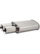 Vibrant Performance Streetpower Series Muffler with Tip Mirror Polished