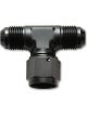 Vibrant Performance -3AN Tee Fitting with Female -3AN Swivel On Side Black
