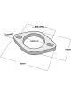 Vibrant Performance 2-Bolt Stainless Steel Flanges, 3.00