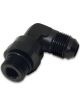 Vibrant Performance 90 Swivel Adapter, Size: -6 AN to -8 ORB Black Anodized
