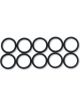 Vibrant Performance Package of 10, -16AN Rubber O-Rings Black