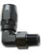 Vibrant Performance Male NPT 90 Hose End Fitting; Hose: -12AN; Thread: 3/4 NPT