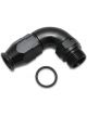 Vibrant Performance 90 High Flow Swivel Hose End Fitting, -6AN Hose to 8 ORB