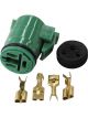 Aeroflow 3-Pin Round Alternator Plug For Nippon Denso