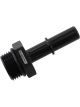 Aeroflow 3/8 Inch Push On EFI to -8 ORB Male Fitting - Black