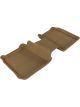 3D MAXpider 2009-2019 For Ford Flex Kagu 2nd Row Floormats Tan