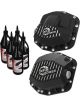 AFE Pro Series Front and Rear Diff Cover Kit w/ Oil 2018+ For Jeep W