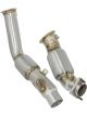 AFE Twisted Steel Down Pipe w/ Cats 15-16 For BMW M3/M4 F80/82 L6 3