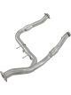 AFE Twisted Steel 3in-3.5in Y-Pipe SSS Exhaust w/ Cats 11-14 For Ford