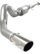 AFE Atlas Exhaust 4in Aluminized Cat-Back w/ 304 SS Polished Tip 11