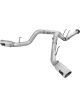 AFE Atlas Exhaust 4in DPF-Back Exhaust Aluminized Steel Polished Ti