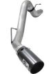 AFE LARGE BORE HD 3.5in DPF-Back Alum Exhaust w/Black Tip 2016 GM C