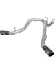 AFE ATLAS 4in DPF-Back Alum Steel Exhaust System w/Dual Exit Black