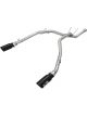 AFE Mach Force XP DPF-Back Exhaust 2.5in SS with Black Tips 2014 Fo