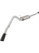 AFE Mach Force XP Exhaust 3in-3.5in SS Single Side Exit CB w/ Black