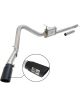 AFE Mach Force XP Exhaust 3in-3.5in SS Single Side Ext CB w/ Black