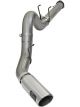 AFE LARGE BORE HD 5in 409-SS DPF-Back Exhaust w/Polished Tip 2017 F
