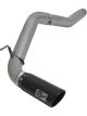 AFE LARGE BORE HD 5in DPF-Back SS Exhaust w/ Black Tip 2016 For Nis