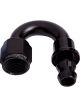 Aeroflow 400 Series Push Lock 180 Degree Hose End -10AN Black